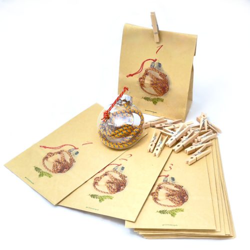 Das geoclimbing Dekoset kommt kostenlos mit dem Adventskalender