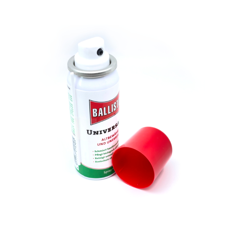 Ballistol Spray kommt mit Röhrchen