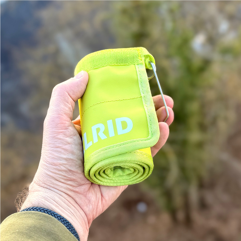 Passt aufgerollt in die Hand Edelrid Protector