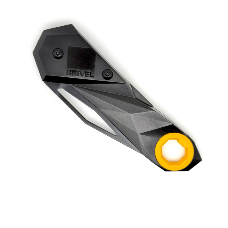 Formschön, auch geschlossen: Grivel dark knife
