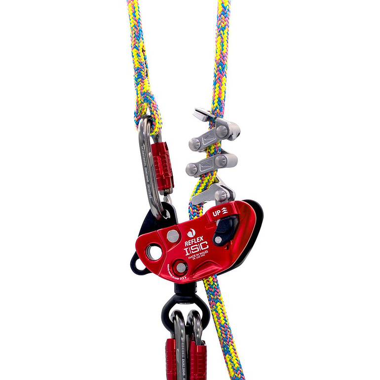 Funktioniert auch am umlaufenden Seil: ISC Reflex