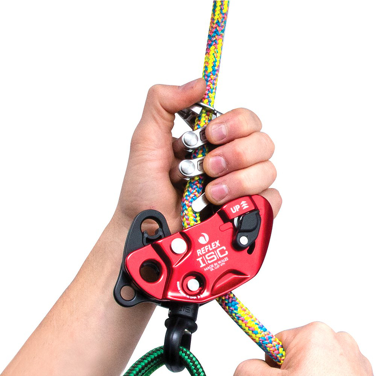 Abseilen auch am Einfachseil: ISC Reflex