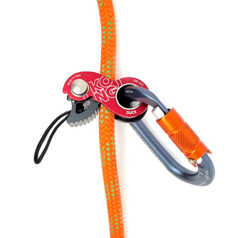 Kong Duck am Seil mit Karabiner