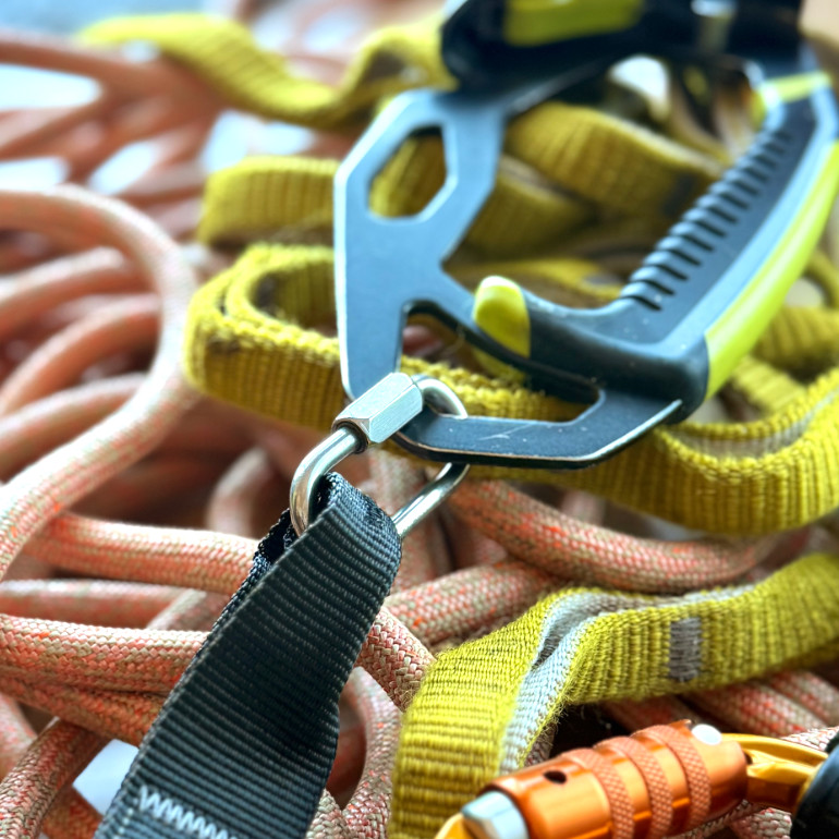 perfekt für die Fußschlaufe: Maillon Edelstahl Inox