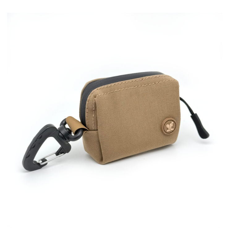 Mini Pouch in dunkelbeige