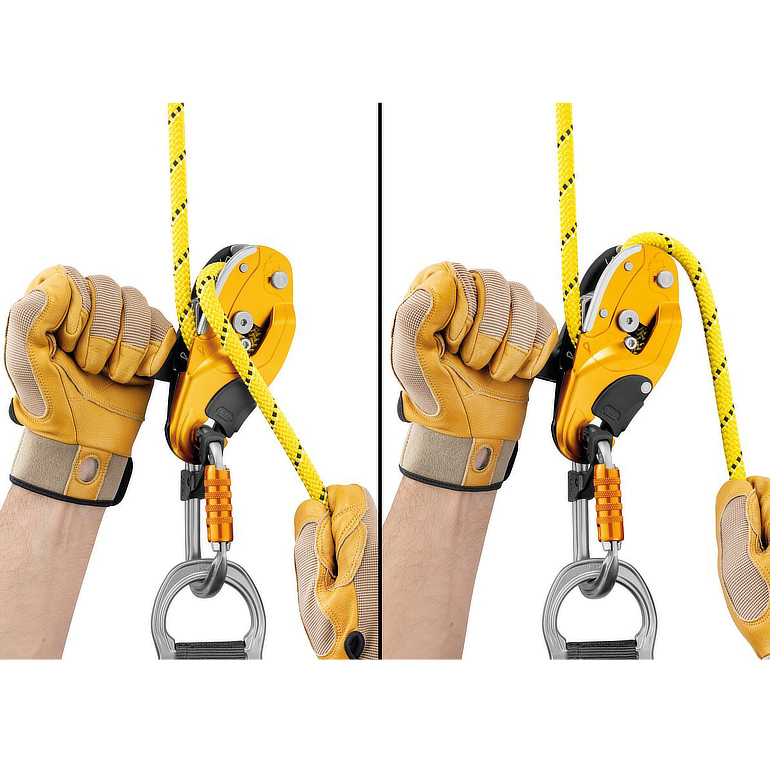 Toleriert diverse Seilführungen: Petzl Rig