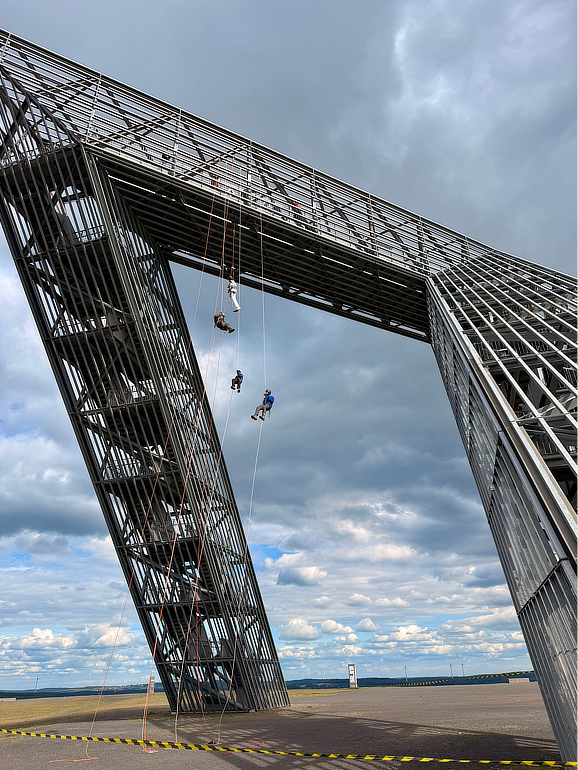 Saarpolygon III Event geoclimbing am Saarpolygon